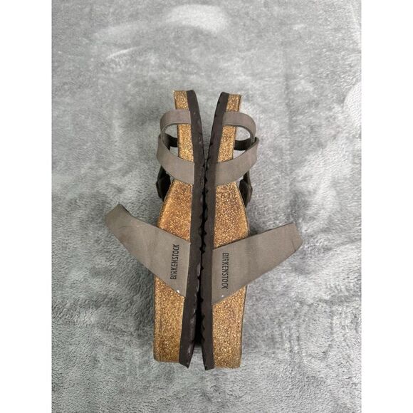 Birkenstock Women's Sandals in Olive and Brown - Picture 5 of 7